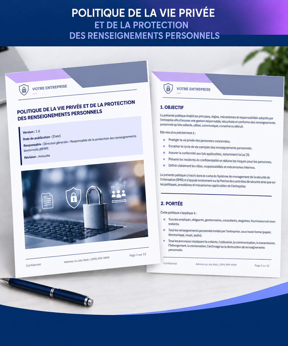 Law 25 Compliance Toolkit – SMBs